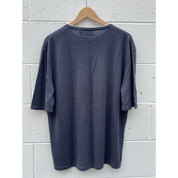 Marshall Field Crew Neck T-Shirt Top Short Sleeve Linen Blend Men’s Size LARGE - Picture 3 of 9